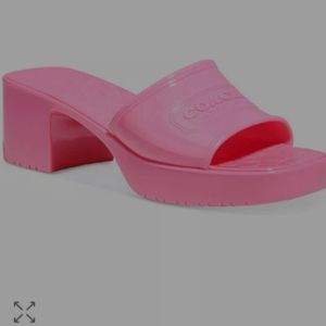 Women's Scarlett Block-Heel Signature Jelly Sandals